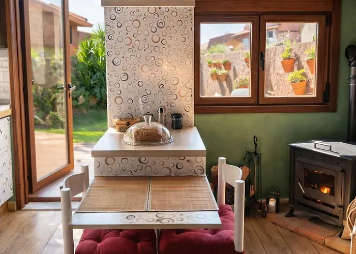 Tranquila Casita De Invitados En Vigo Con Chimenea