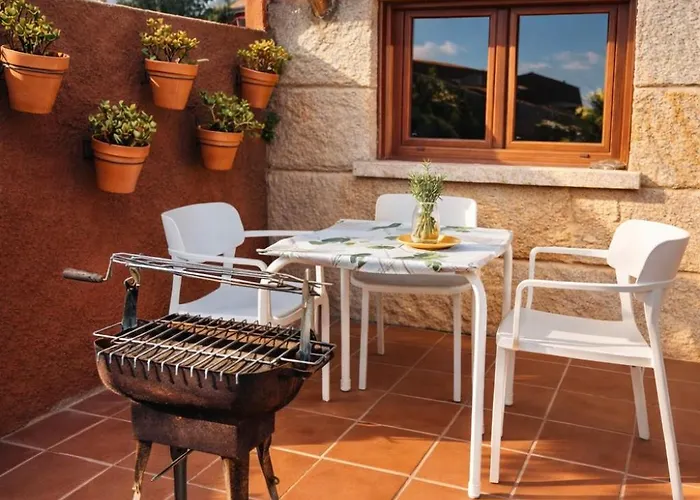 Tranquila Casita De Invitados En Vigo Con Chimenea